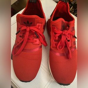 RED ADIDAS NMDS